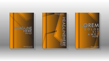 Soyut vektör düzeni arka planı. Broşürler, yıllık, dergi, vektör şablonları vb. için.