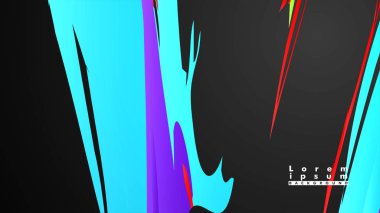 Renkli geometrik arka planlar. Basit form kompozisyonu. Eps10 vektör şablonu