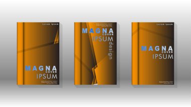 Soyut vektör düzeni arka planı. Broşürler, yıllık, dergi, vektör şablonları vb. için.