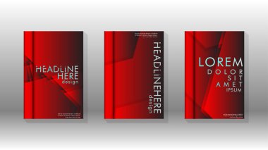 Soyut vektör düzeni arka planı. Broşürbroşürler, yıllık dergi vektör şablonları vb. için.