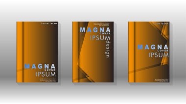 Soyut vektör düzeni arka planı. Broşürler, yıllık, dergi, vektör şablonları vb. için.