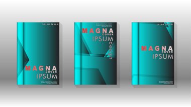 Soyut vektör düzeni arka planı. Broşürler, yıllık, dergi, vektör şablonları vb. için.