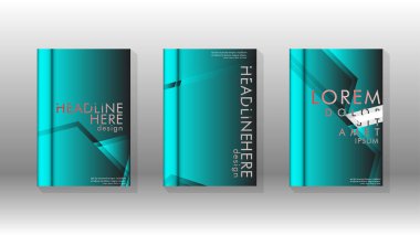 Soyut vektör düzeni arka planı. Broşürler, yıllık, dergi, vektör şablonları vb. için.