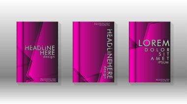 Soyut vektör düzeni arka planı. Broşürler, yıllık, dergi, vektör şablonları vb. için Eps 10'da altıgen desenlerin modern tasarımı