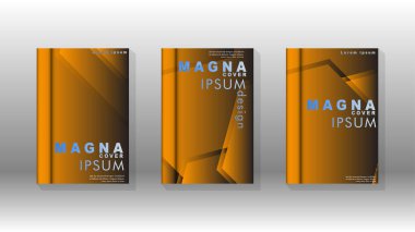 Soyut vektör düzeni arka planı. Broşürler, yıllık, dergi, vektör şablonları vb. için.