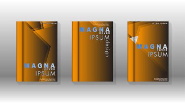 Soyut vektör düzeni arka planı. Broşürler, yıllık, dergi, vektör şablonları vb. için.