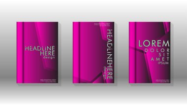 Soyut vektör düzeni arka planı. Broşürler, yıllık, dergi, vektör şablonları vb. için Eps 10'da altıgen desenlerin modern tasarımı