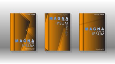 Soyut vektör düzeni arka planı. Broşürler, yıllık, dergi, vektör şablonları vb. için.