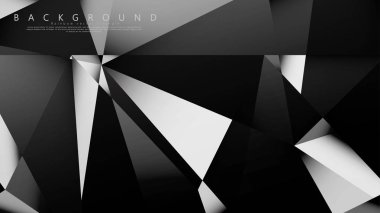 Soyut geometrik arka plan. koyu üçgen vektörü