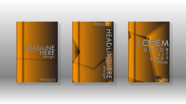 Soyut vektör düzeni arka planı. Broşürler, yıllık, dergi, vektör şablonları vb. için.