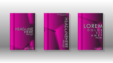 Soyut vektör düzeni arka planı. Broşürler, yıllık, dergi, vektör şablonları vb. için Eps 10'da altıgen desenlerin modern tasarımı