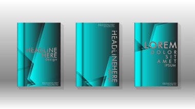 Soyut vektör düzeni arka planı. Broşürler, yıllık, dergi, vektör şablonları vb. için.