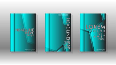 Soyut vektör düzeni arka planı. Broşürler, yıllık, dergi, vektör şablonları vb. için.