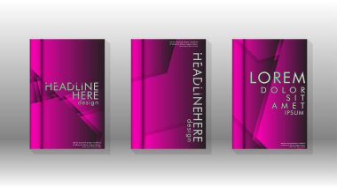 Soyut vektör düzeni arka planı. Broşürler, yıllık, dergi, vektör şablonları vb. için Eps 10'da altıgen desenlerin modern tasarımı