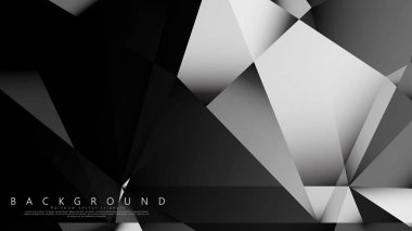 Soyut geometrik arka plan. koyu üçgen vektörü