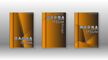 Soyut vektör düzeni arka planı. Broşürler, yıllık, dergi, vektör şablonları vb. için.