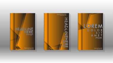 Soyut vektör düzeni arka planı. Broşürler, yıllık, dergi, vektör şablonları vb. için.