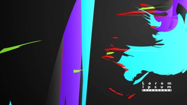 Renkli geometrik arka planlar. Basit form kompozisyonu. Eps10 vektör şablonu