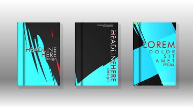 Kitap Kapağı renkli geometrik arka planlar.