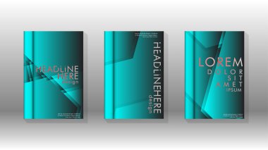 Soyut vektör düzeni arka planı. Broşürler, yıllık, dergi, vektör şablonları vb. için.