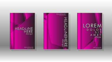 Soyut vektör düzeni arka planı. Broşürler, yıllık, dergi, vektör şablonları vb. için Eps 10'da altıgen desenlerin modern tasarımı