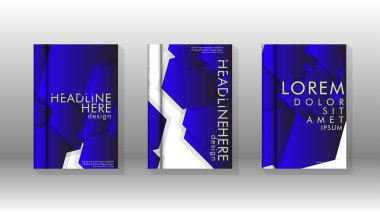 Soyut vektör düzeni arka planı. Broşürler, yıllık, dergi, vektör şablonları vb. için.