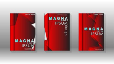 Soyut vektör düzeni arka planı. Broşürbroşürler, yıllık dergi vektör şablonları vb. için.