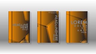 Soyut vektör düzeni arka planı. Broşürler, yıllık, dergi, vektör şablonları vb. için.