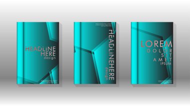 Soyut vektör düzeni arka planı. Broşürler, yıllık, dergi, vektör şablonları vb. için.