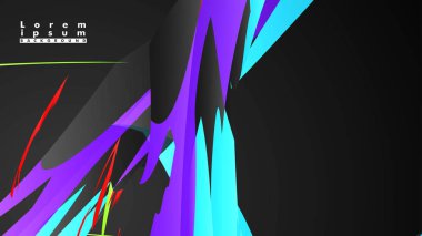 Renkli geometrik arka planlar. Basit form kompozisyonu. Eps10 vektör şablonu