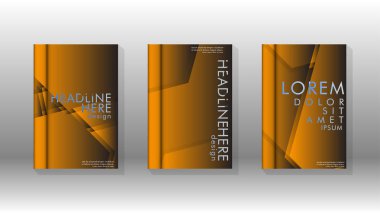 Soyut vektör düzeni arka planı. Broşürler, yıllık, dergi, vektör şablonları vb. için.