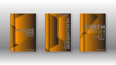 Soyut vektör düzeni arka planı. Broşürler, yıllık, dergi, vektör şablonları vb. için.