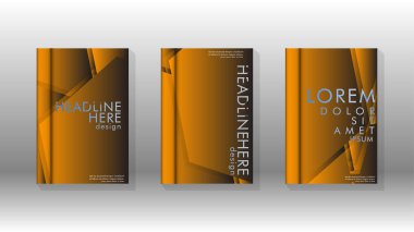 Soyut vektör düzeni arka planı. Broşürler, yıllık, dergi, vektör şablonları vb. için.