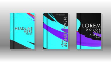 Kitap Kapağı renkli geometrik arka planlar.