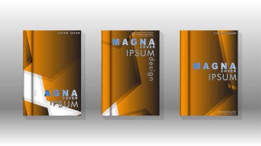 Soyut vektör düzeni arka planı. Broşürler, yıllık, dergi, vektör şablonları vb. için.