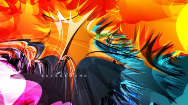 Soyut arka plan renk suluboya vektör vektör, mix renk, arka plan.