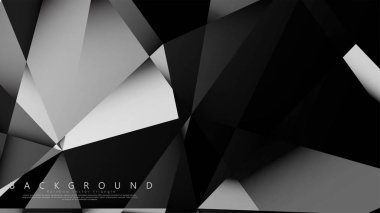 Soyut geometrik arka plan. koyu üçgen vektörü