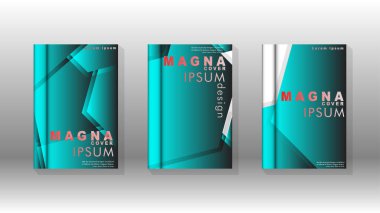 Soyut vektör düzeni arka planı. Broşürler, yıllık, dergi, vektör şablonları vb. için.