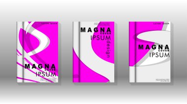 Arka kapak sıvı elemanları ile. Tasarım kavramı kitap. Fütüristik iş düzeni. Dijital poster şablonu. Tasarlamak vektör - eps10