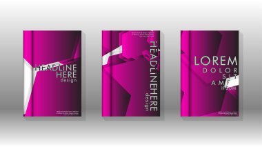 Soyut vektör düzeni arka planı. Broşürler, yıllık, dergi, vektör şablonları vb. için Eps 10'da altıgen desenlerin modern tasarımı