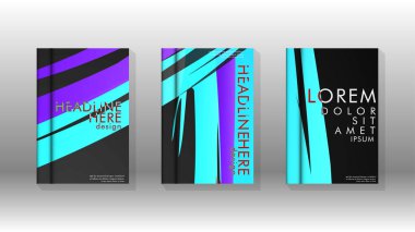 Kitap Kapağı renkli geometrik arka planlar.