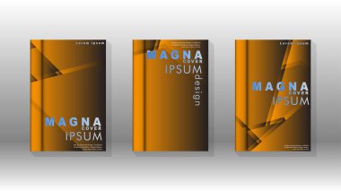 Soyut vektör düzeni arka planı. Broşürler, yıllık, dergi, vektör şablonları vb. için.