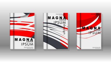 Arka kapak sıvı elemanları ile. Tasarım kavramı kitap. Fütüristik iş düzeni. Dijital poster şablonu. Tasarlamak vektör - eps10