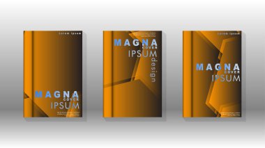 Soyut vektör düzeni arka planı. Broşürler, yıllık, dergi, vektör şablonları vb. için.