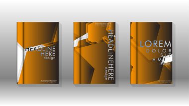 Soyut vektör düzeni arka planı. Broşürler, yıllık, dergi, vektör şablonları vb. için.