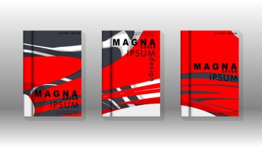 Arka kapak sıvı elemanları ile. Tasarım kavramı kitap. Fütüristik iş düzeni. Dijital poster şablonu. Tasarlamak vektör - eps10