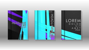 Kitap Kapağı renkli geometrik arka planlar.