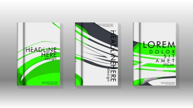 Arka kapak sıvı elemanları ile. Tasarım kavramı kitap. Fütüristik iş düzeni. Dijital poster şablonu. Tasarlamak vektör - eps10