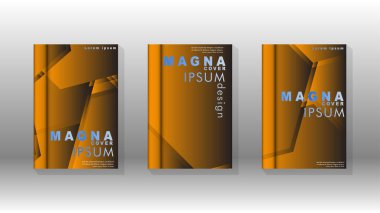 Soyut vektör düzeni arka planı. Broşürler, yıllık, dergi, vektör şablonları vb. için.