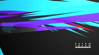 Renkli geometrik arka planlar. Basit form kompozisyonu. Eps10 vektör şablonu